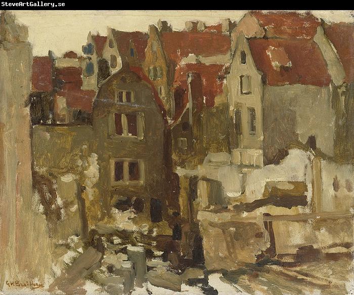 George Hendrik Breitner Demolition of the Grand Bazar de la Bourse in Amsterdam at the Nieuwendijk